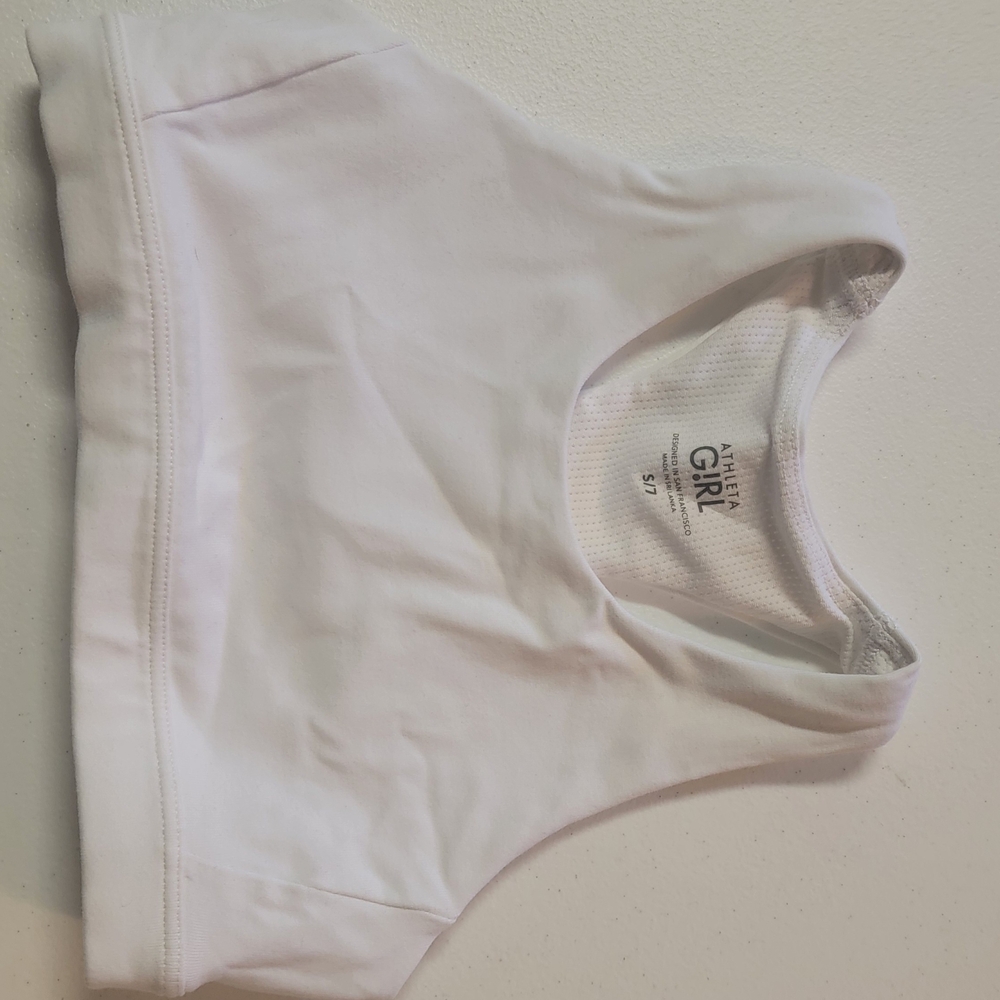 Athleta Kids White Active Top